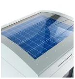 PANOU SOLAR<br />
Utilizarea energiei solare face ca coșul nostru stradal să fie complet automat, energie cu algoritmi de siguranță pentru regiunile cu iluminare solară scăzută